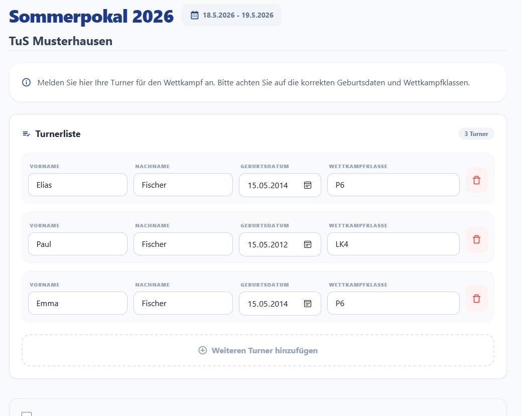 Screenshot Meldung