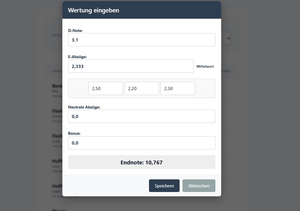 Screenshot Scoring